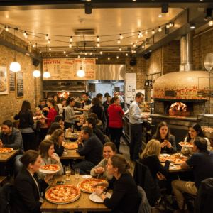 Pizza i London